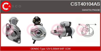 Стартер CASCO CST40104AS для DAIHATSU HIJET
