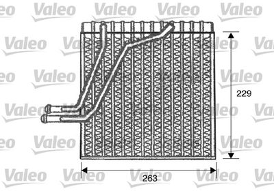 VALEO 817113 Випарник для SEAT (Сеат)