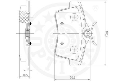 SET PLACUTE FRANA FRANA DISC OPTIMAL 12468 2