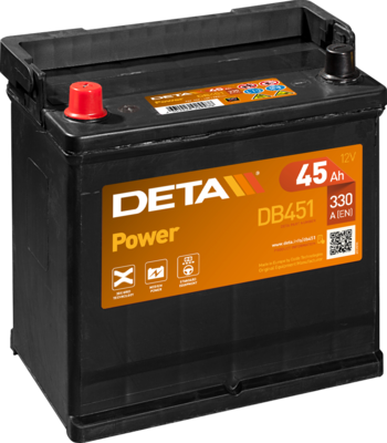 Стартерная аккумуляторная батарея DETA DB451 для TRIUMPH TOLEDO
