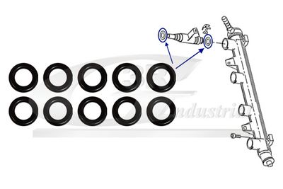 SET INELE ETANSARE INJECTOR