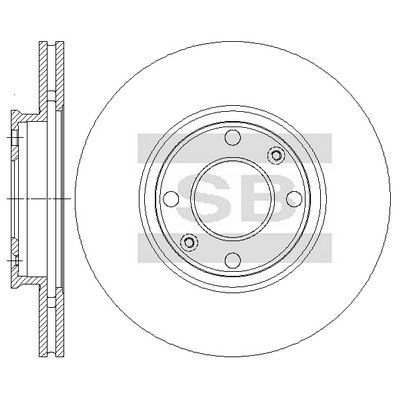 спирачен диск Hi-Q SD2079