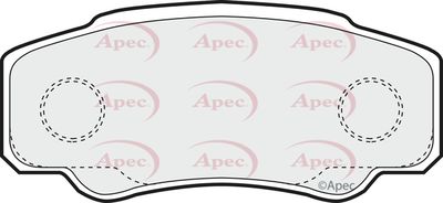 Brake Pad Set APEC PAD1261