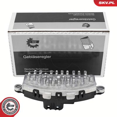 Regulace, vnitřní ventilace SKV 94SKV133