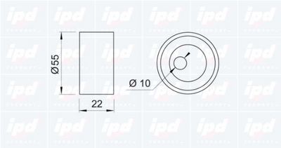 ROLA INTINZATOR CUREA DISTRIBUTIE IPD 140334 1