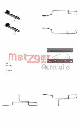 комплект принадлежности, дискови накладки METZGER AUTOTEILE 109-1188