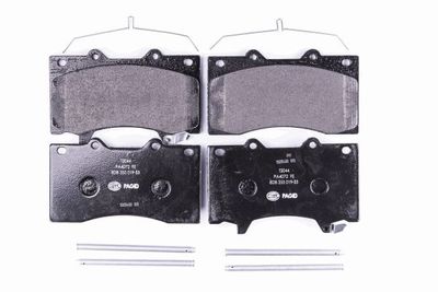 Комплект тормозных колодок, дисковый тормоз HELLA 8DB 355 019-531 для NISSAN PATROL