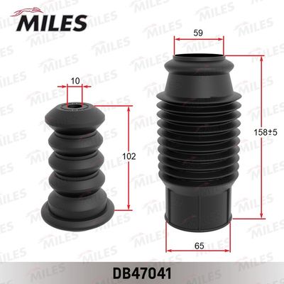 MILES DB47041 Комплект пыльника и отбойника амортизатора  для DODGE  (Додж Стратус)