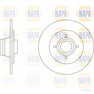 Brake Disc NAPA NBD5808