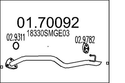 RACORD EVACUARE MTS 0170092