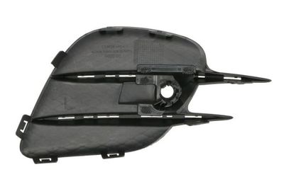 Voorbumper afdekking Voor Links (met latten gaten, met parkeersensor gaten, zwart, AMG) past: MERCEDES GLC X253 06.15-02.19
