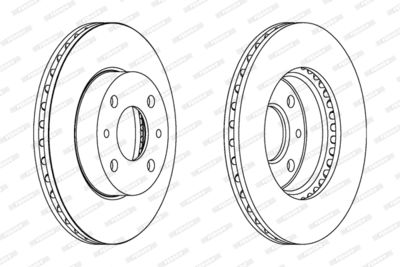 DISC FRANA FERODO DDF148 1