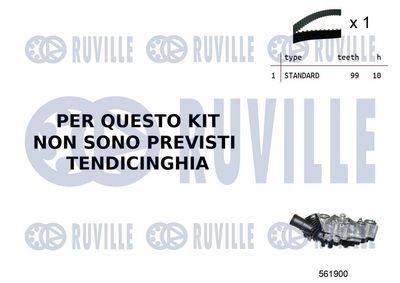 SET POMPA APA + CUREA DINTATA