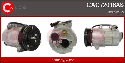 Компрессор, кондиционер CASCO CAC72016AS для FORD C-MAX