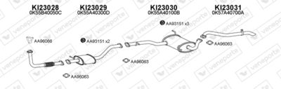 ABGASANLAGE VENEPORTE 230007