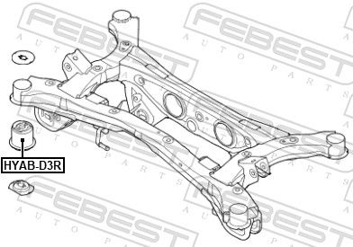 SUPORT AX FEBEST HYABD3R 1