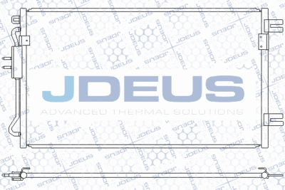 Конденсатор, кондиционер JDEUS 753M07 для CHRYSLER VOYAGER