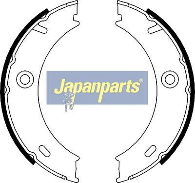JAPANPARTS Stabdžių trinkelių komplektas