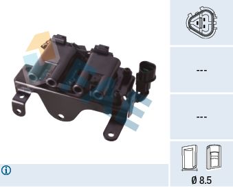 FAE 80466 Катушка зажигания  для HYUNDAI GETZ (Хендай Гетз)