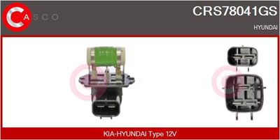 CASCO CRS78041GS Вентилятор системы охлаждения двигателя для HYUNDAI i40 I CW (VF) 1.7 CRDi CASCO CRS78041GS Вентилятор системы охлаждения двигателя для HYUNDAI i40 I CW (VF) 1.7 CRDi