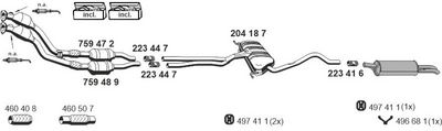 SISTEM DE ESAPAMENT ERNST 010546