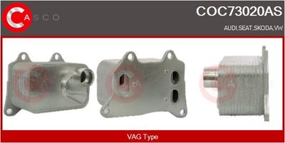 RADIATOR ULEI ULEI MOTOR CASCO COC73020AS