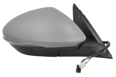 Zijspiegel Rechts (elektrisch, in reliëf, met verwarming, under-coated, met geheugen, met indicator, met temperatuursensor) past: ALFA ROMEO STELVIO 12.16-