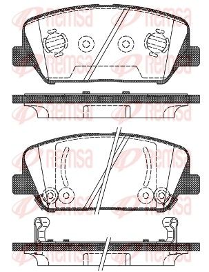 Brake Pad Set, disc brake 1398.02