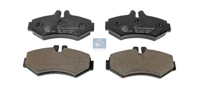 комплект спирачно феродо, дискови спирачки DT Spare Parts 4.91905