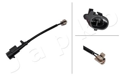 Styk ostrzegawczy, zużycie okładzin hamulcowych JAPKO BPW-285