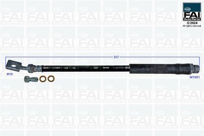 спирачен маркуч FAI AutoParts FPBH185