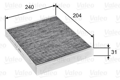 Filtr kabinowy VALEO 715752 produkt