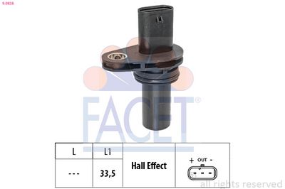 SENSOR DREHZAHL FACET 90838