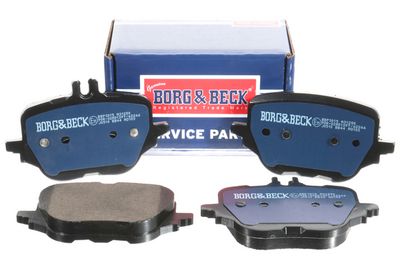 комплект спирачно феродо, дискови спирачки BORG & BECK BBP3015