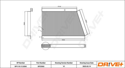 Filtr, vzduch v interiéru Dr!ve+ DP1110.12.0365