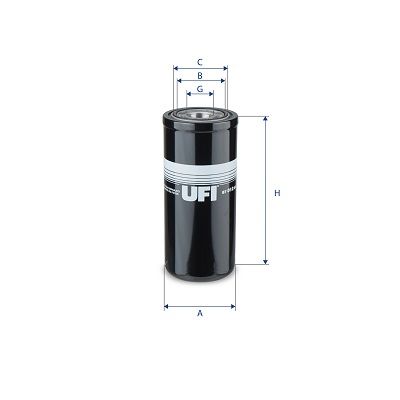 Hydraulisch filter (geschroefd) past: FENDT 307 C FARMER, 307 C TURBO FARMER, 307 CA FARMER, 307 CI FARMER 2WD, 307 CI FARMER 4WD, 308 C FARMER, 308 CA FARMER, 308 CI FARMER, 309 C TURBO FARMER