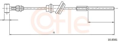 CABLU FRANA DE PARCARE