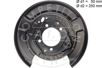 AIC 58906 Скоба тормозного суппорта  для LEXUS RX (_U3_) 400h AWD (MHU38_)