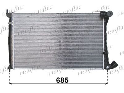 Радиатор, охлаждение двигателя FRIGAIR 0103.3022 для CITROËN XANTIA