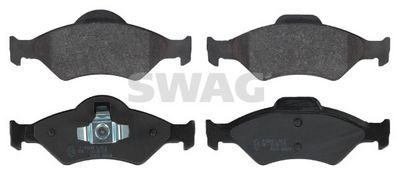 комплект спирачно феродо, дискови спирачки SWAG 50 91 6400