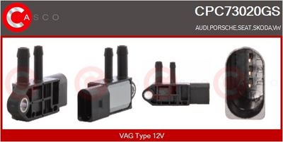 CONVERTOR PRESIUNE ESAPAMENT CASCO CPC73020GS