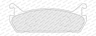 BREMSBELAGSATZ SCHEIBENBREMSE FERODO FDB654 1