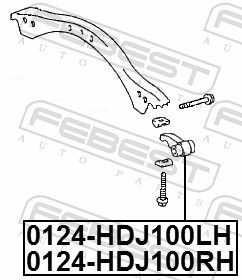 BRAT BARA DE TORSIUNE FEBEST 0124HDJ100RH 1
