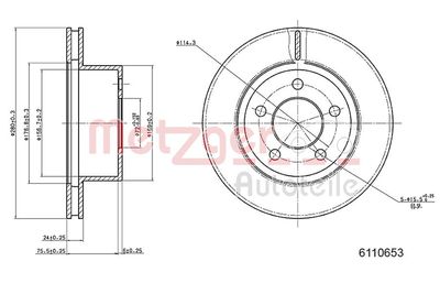 Brake Disc 6110653