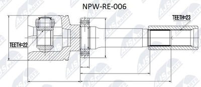 NTY NPW-RE-006 ШРУС 