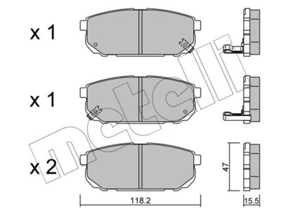 SET PLACUTE FRANA FRANA DISC METELLI 2205160