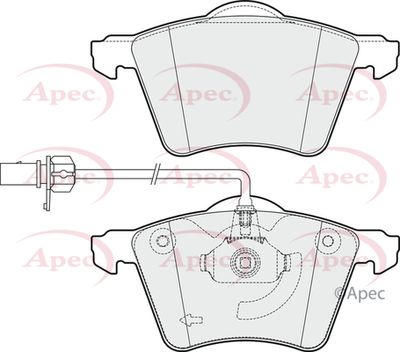 Brake Pad Set APEC PAD2009