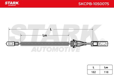 жило, ръчна спирачка STARK SKCPB-1050075