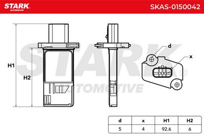 въздухомер-измерител на масата на въздуха STARK SKAS-0150042