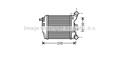 Интеркулер AVA QUALITY COOLING FT4376 для ABARTH 500